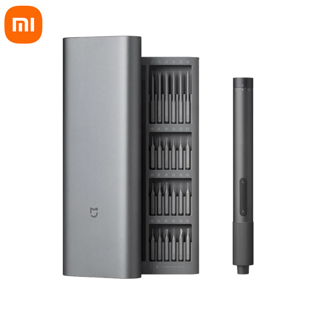 Smart Home Xiaomi Pc - Xiaomi 電動精密ドライバー 磁気キット 24個のネジ頭付き 電動工具セット スマートホーム