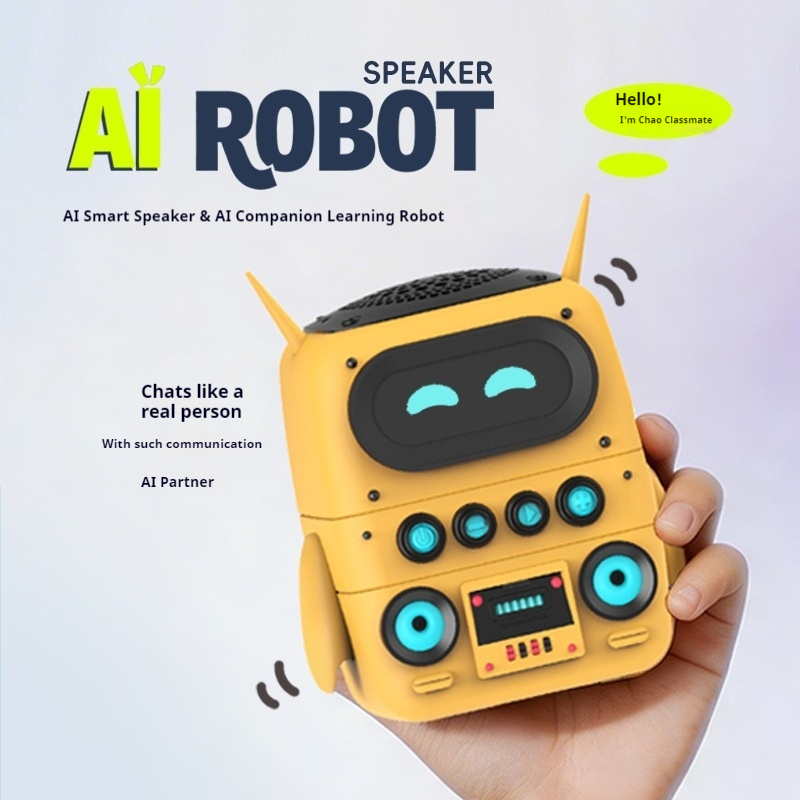 Smart Home Robot - AIスマートロボットスピーカーAI大型モデルチャットロボット知能学習コンパニオンポータブルワイヤレススピーカー家庭学習用