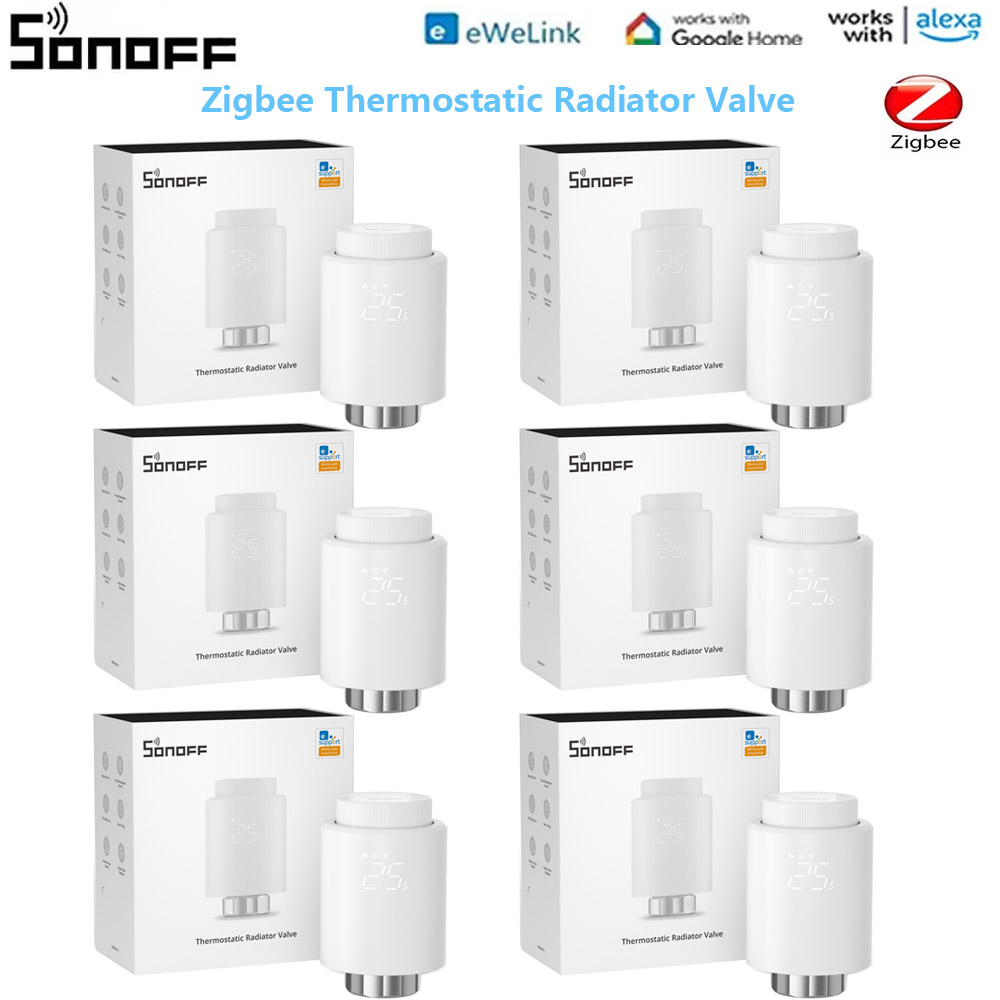 Smart Home Mqtt - Sonoff-インテリジェントサーモスタットラジエーターバルブ,家庭用暖房,温度制御,alexa,google,zha,mqtt,ewelinkのサポート,trv,zigbee,trvzb