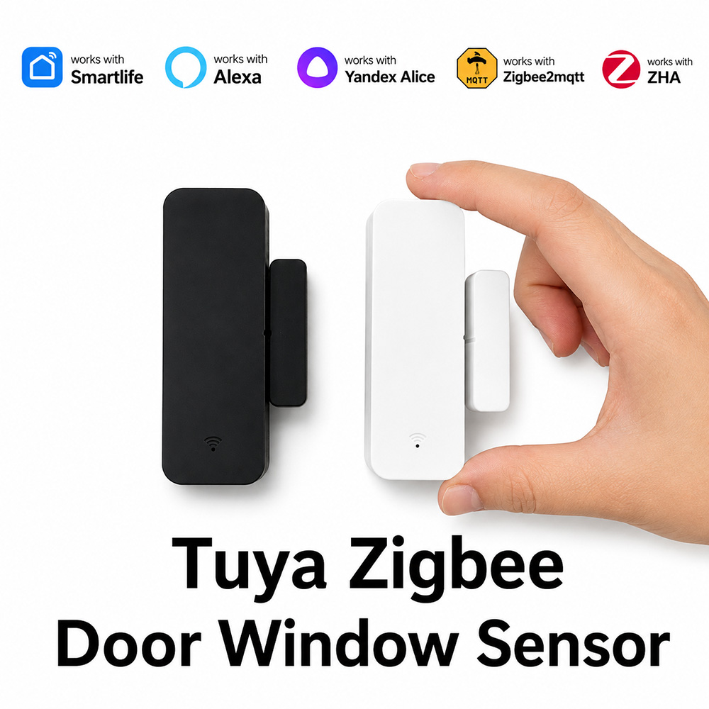 Smart Home Blog - Tuya Zigbee ドア・窓センサー アラーム検出器 防犯用磁気接点 開閉検知