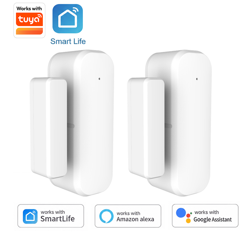 Smart Home Blog - Tuya Wi-Fi スマートドアおよび窓センサー 磁気スイッチ付き Alexa および