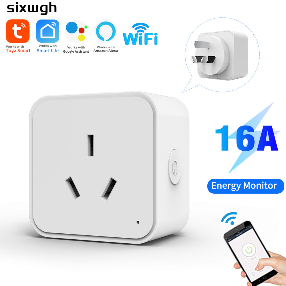Smart Outdoor Plug - WiFi Tuya AU規格スマートプラグ（エネルギー監視機能付き）-タイマー＆カウントダウン、Smart Lifeアプリ対応、AlexaとGoogleに対応