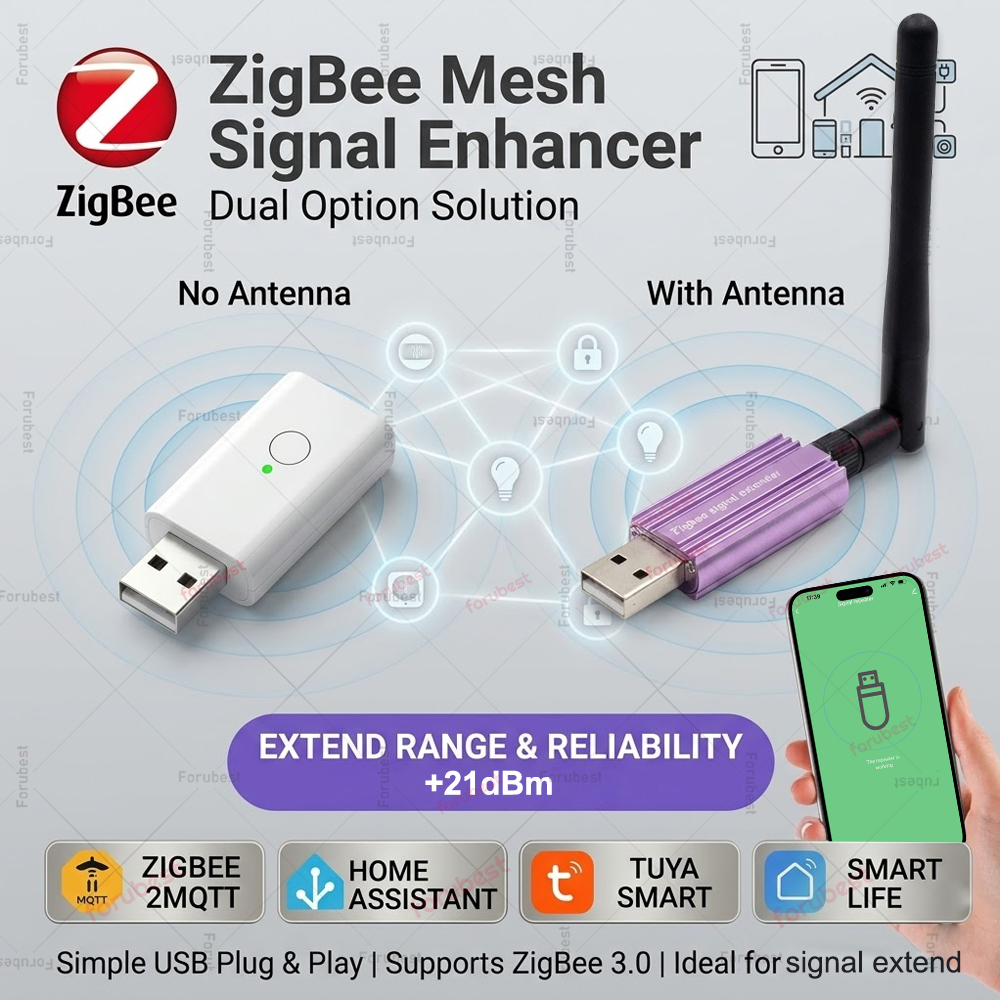 Smart Home Mqtt - ZigBee 信号リピーター USB 信号増幅器レンジエクステンダー Tuya スマートライフ