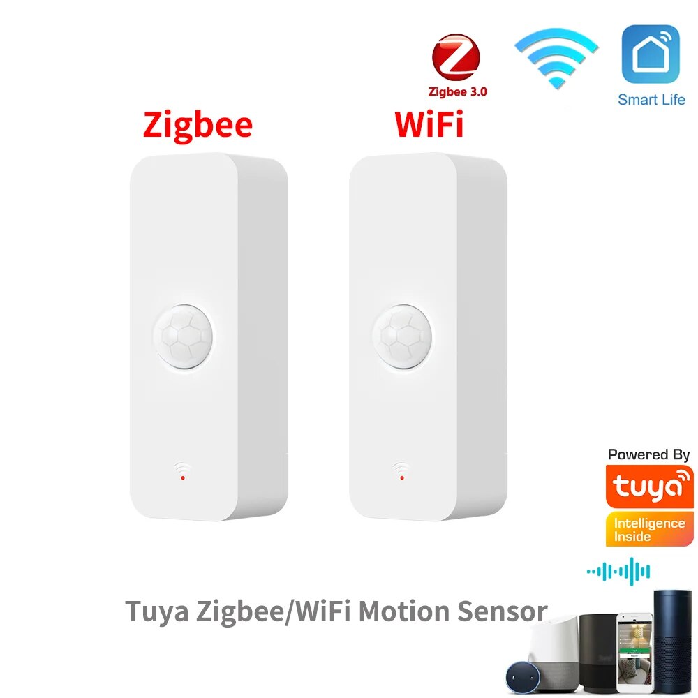 Smart Home Wiser - Tuya WiFi Zigbee PIR モーションセンサースマートホーム人体赤外線検出器セキュリティスマートライフは Alexa