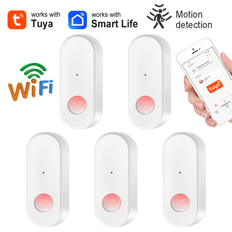 Smart Home Wiser - Tuya WiFi PIR モーションセンサー スマートホーム人体赤外線検出器 セキュリティ