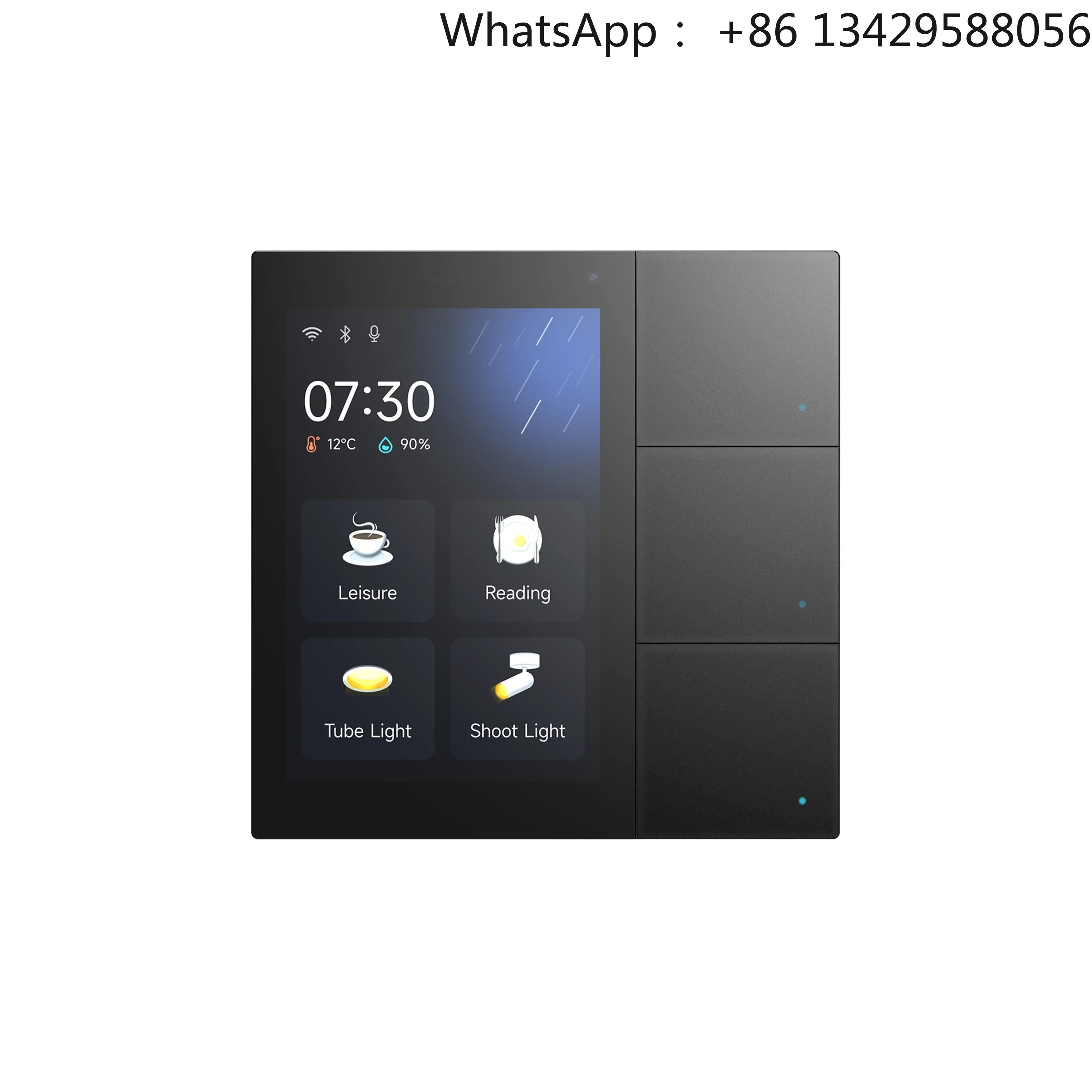 Smart Home Knx System - 新製品：GVS S3。工場直販価格。KNX EIB規格対応のスマートホームビルディングシステム。タッチ操作とボタン操作で家電を制御。