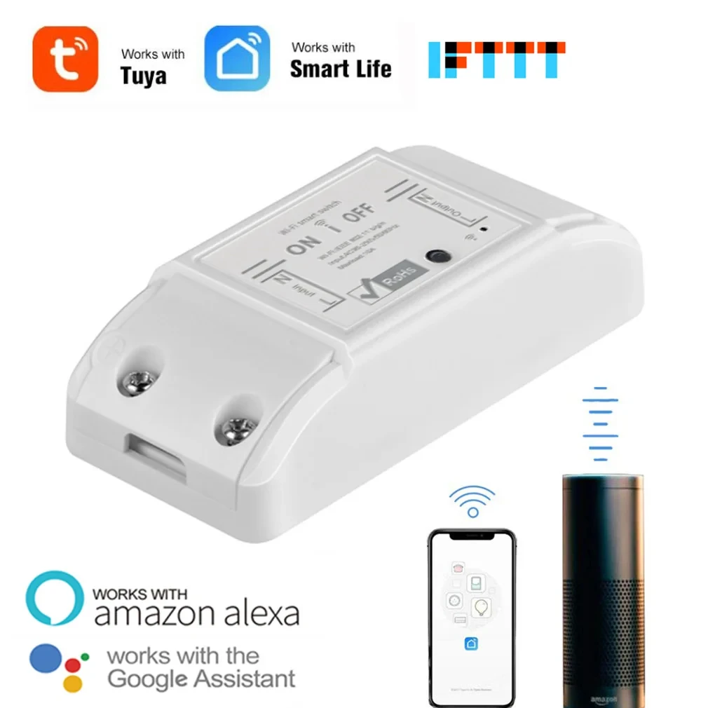 Smart Home Diy - 1 個 Wifi DIY インタラプタースマートスイッチワイヤレスリモコンホームコントロールは Tuya