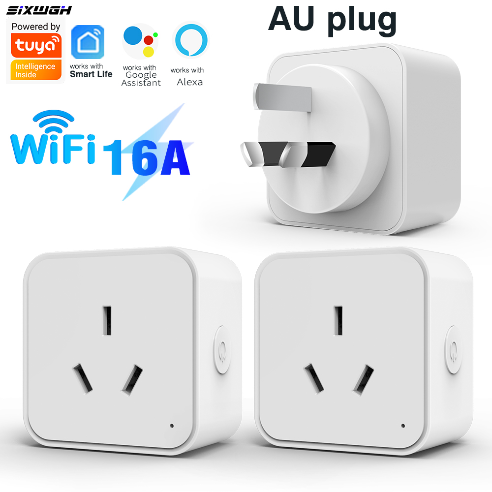 Smart Outdoor Plug - WiFi Tuya AUプラグスマートソケット、ニュージーランドソケット（エネルギーモニター付き）、スマートライフアプリ対応、音声コントロールAlexa/Google対応