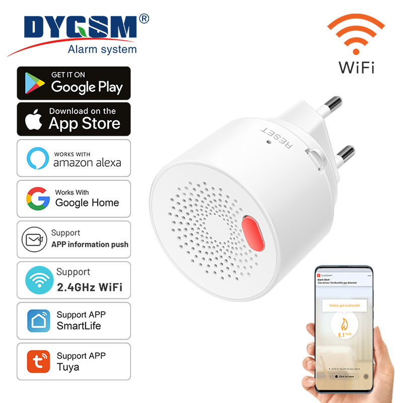 Smart Home Blog - Tuya-インテリジェント家庭用ガスセンサー,不燃性,ガス漏れ防止,火災安全保護