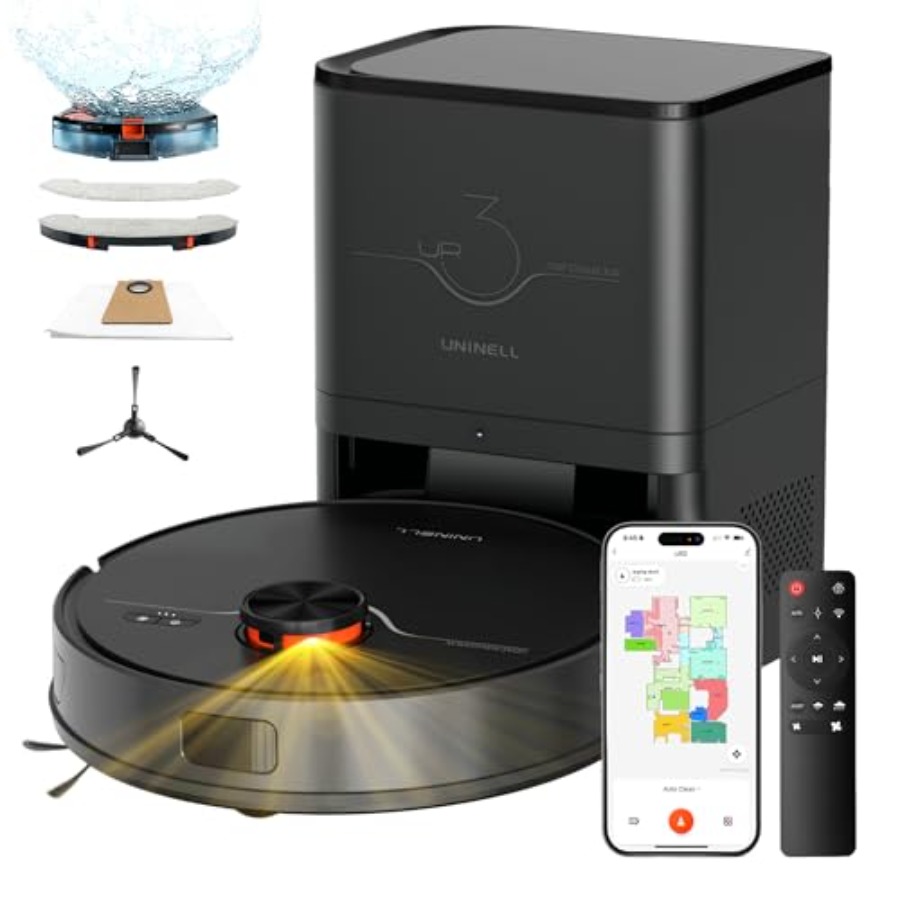家庭用掃除ロボット UR3、ABS樹脂製ボディ、白色、強力な - Smart Home Robot のレビューと価格