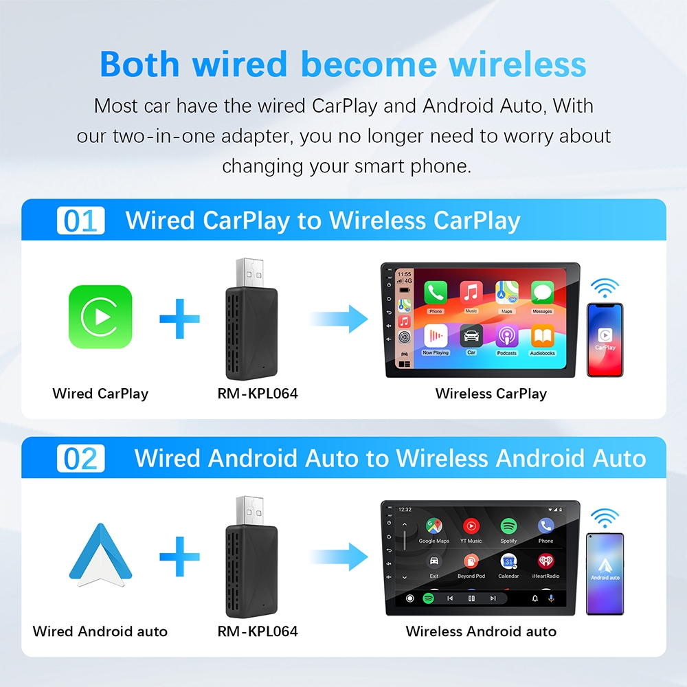 2 in 1 AIボックス ミニアダプター 有線からワイヤレ - Wifi Smart Plug のレビューと価格
