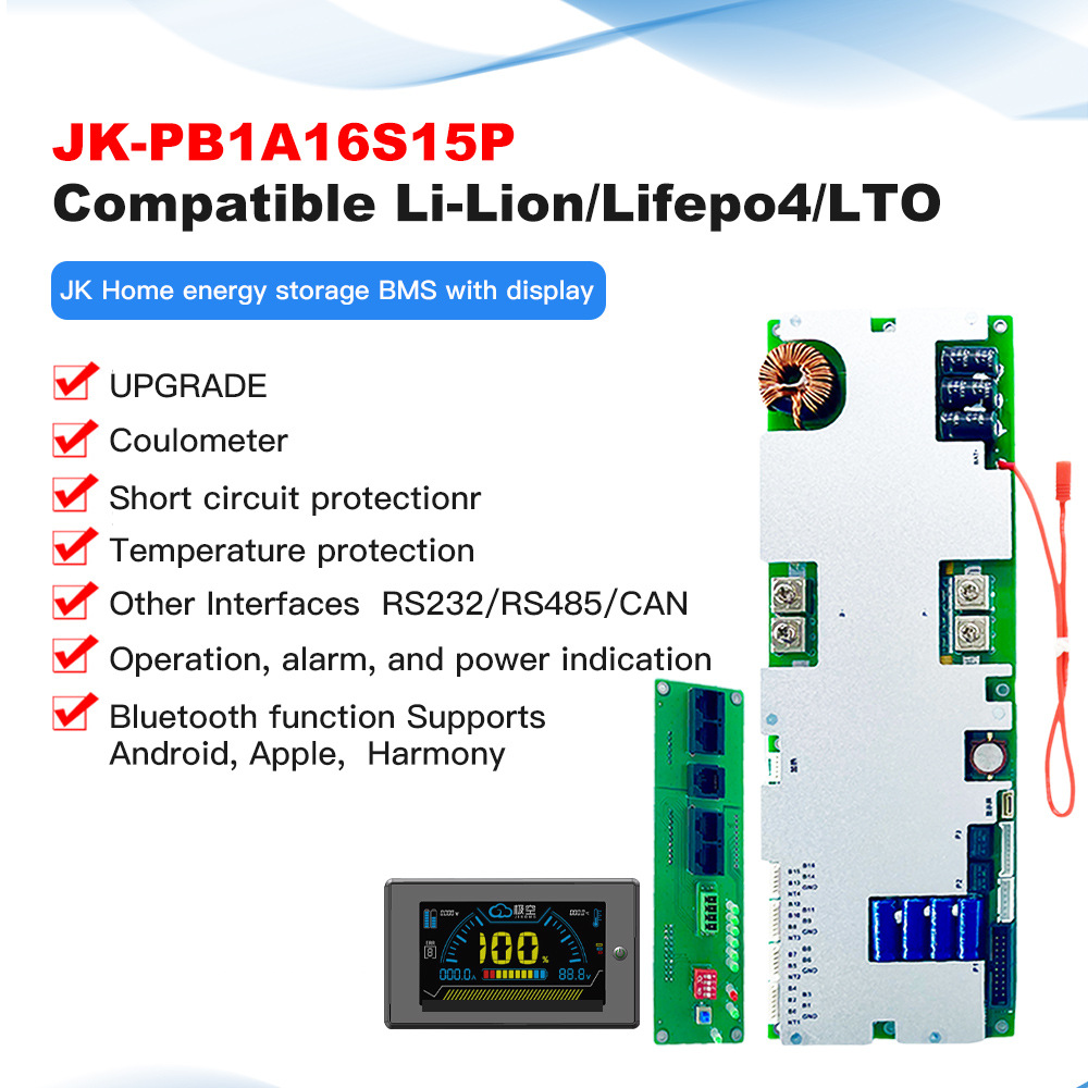 JKBMSアクティブバランサー家庭用蓄電池Lifepo4スマ - Smart Home Diy のレビューと価格