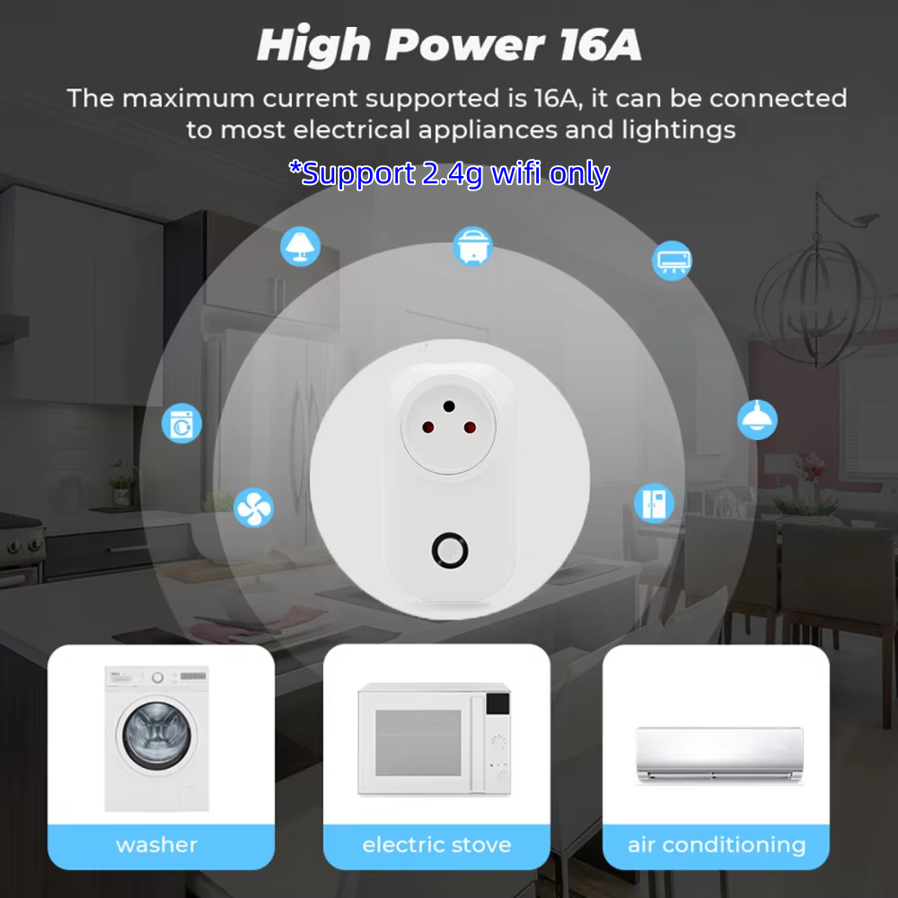 Tuya スマートソケットイスラエルプラグ 16A パワーモ - Smart Outdoor Plug のレビューと価格