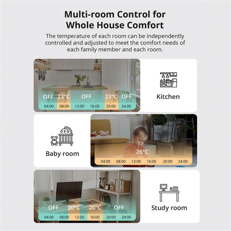 Sonoff-インテリジェントサーモスタットラジエーターバル - Smart Home Mqtt のレビューと価格
