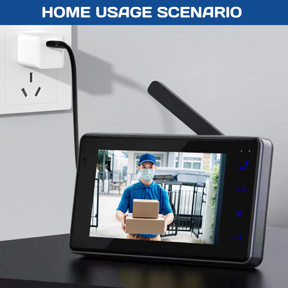 4.3インチHD IPSスクリーンワイヤレスビジュアルインタ - Smart Home Ecosystems のレビューと価格