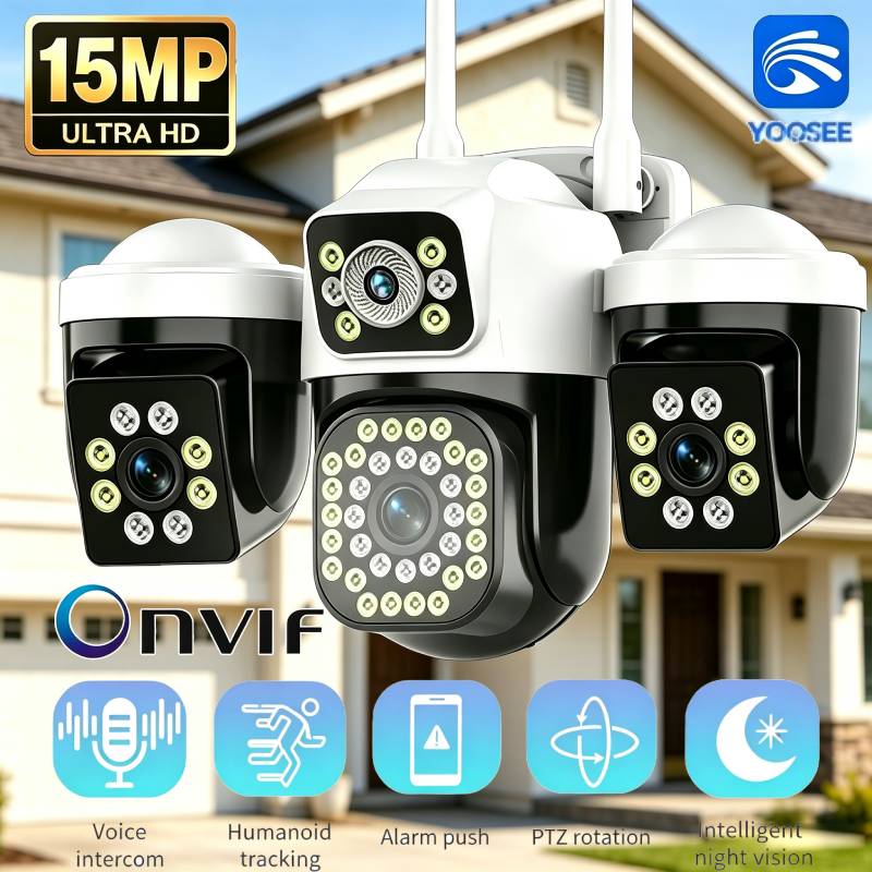 YOOSEE Home 15MP IPカメラ 屋外用 トリプ - Smart Home Kamera のレビューと価格