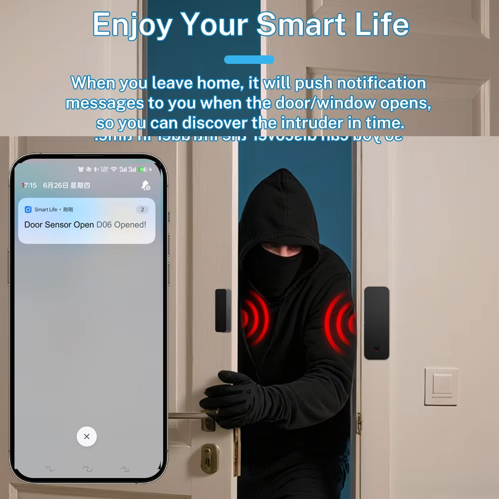 Tuya Zigbee ドア・窓センサー アラーム検出器 防 - Smart Home Blog のレビューと価格