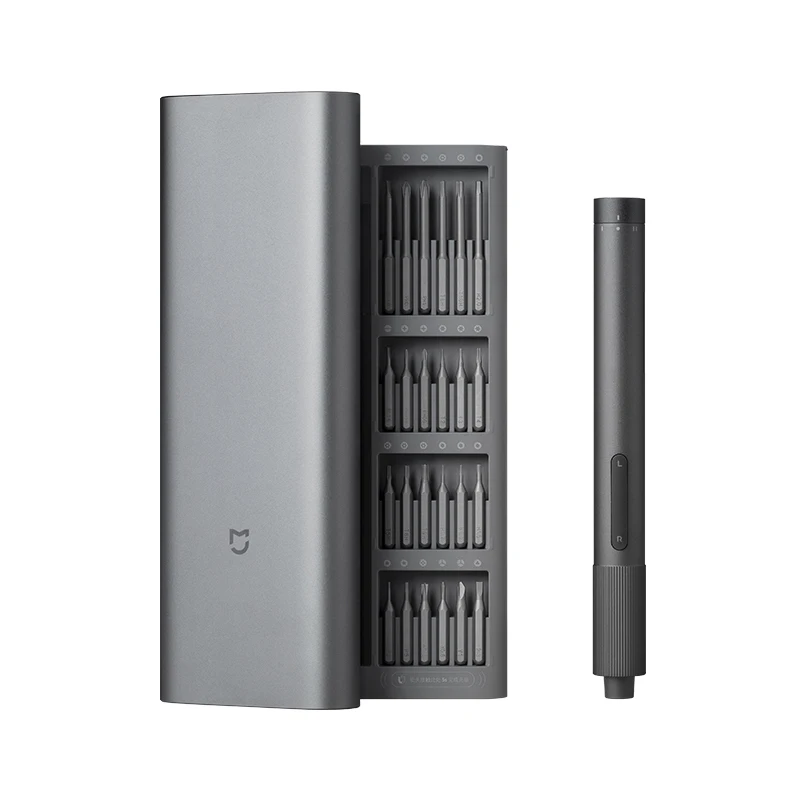 Mijia電動精密ドライバーセット、24種類のネジ頭付き、ス - Smart Home Xiaomi Pc のレビューと価格