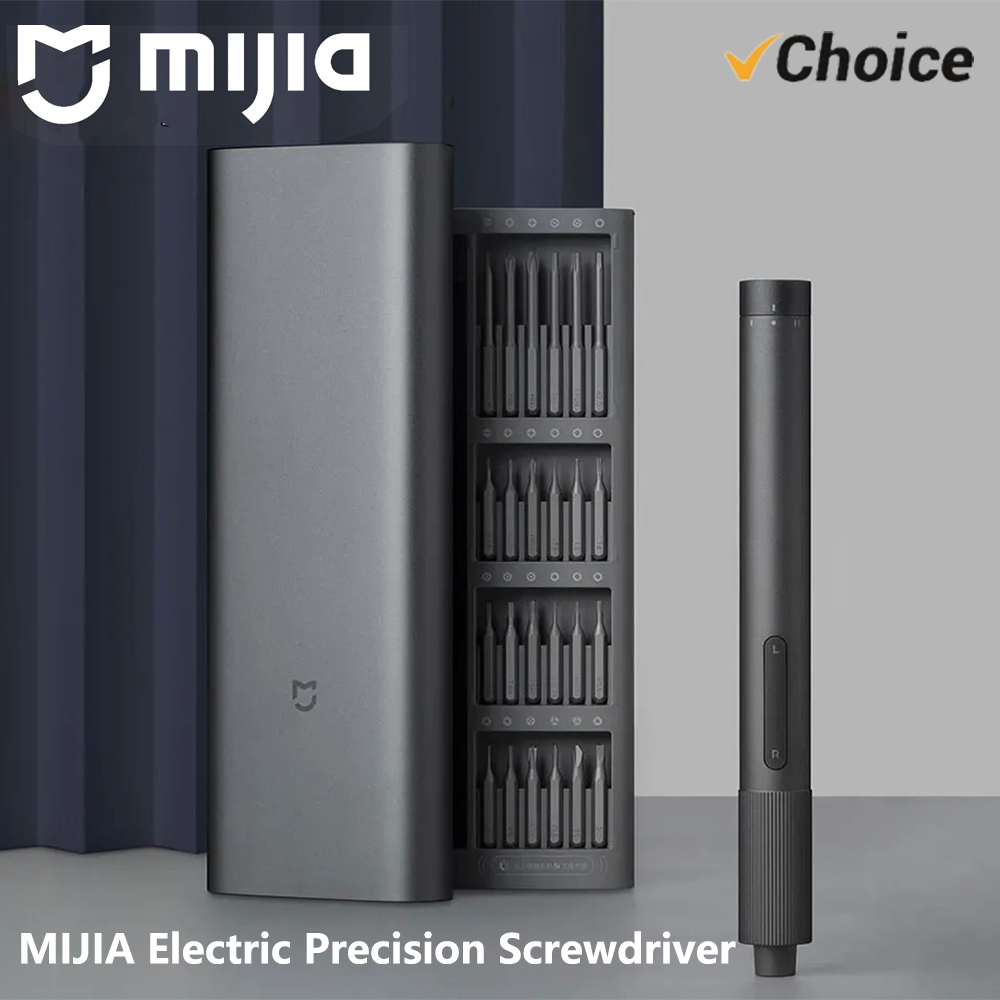 新しいMIJIA電動精密ドライバーキット、24種類のネジ頭付 - Smart Home Xiaomi Pc のレビューと価格