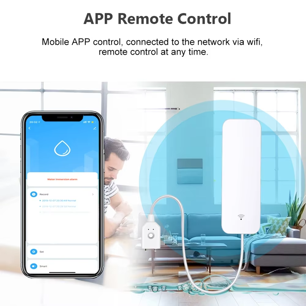 ZigBee WiFi 水漏れセンサー 洪水漏水警報器 Tu - Smart Home Blog のレビューと価格