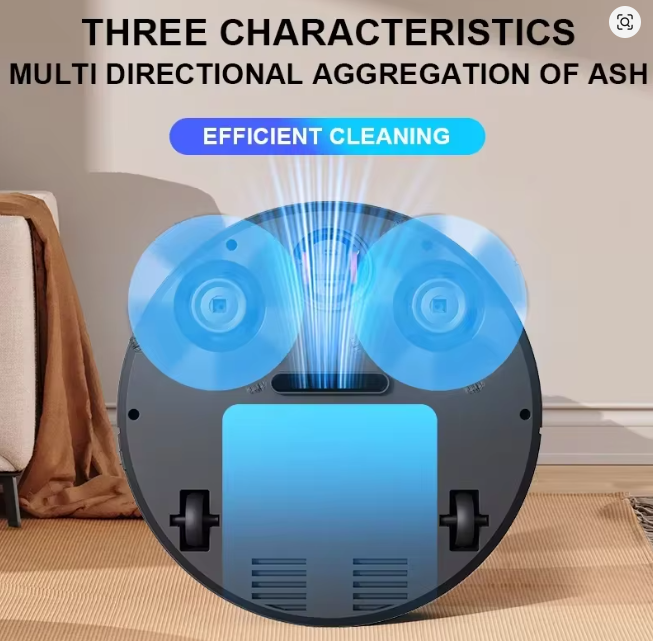 スマートワイヤレスロボット掃除機 1500Pa 3-in-1 - Smart Home Robot のレビューと価格