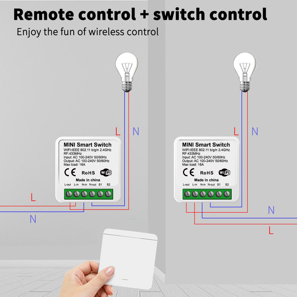 Tuya WiFiスマートライトスイッチ スマートホーム ワ - Tuya Smart Switch のレビューと価格