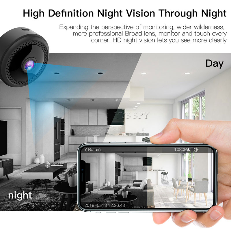 HD Wifi ミニビデオカメラ デジタル小型ワイヤレスIP - Smart Home Kamera のレビューと価格