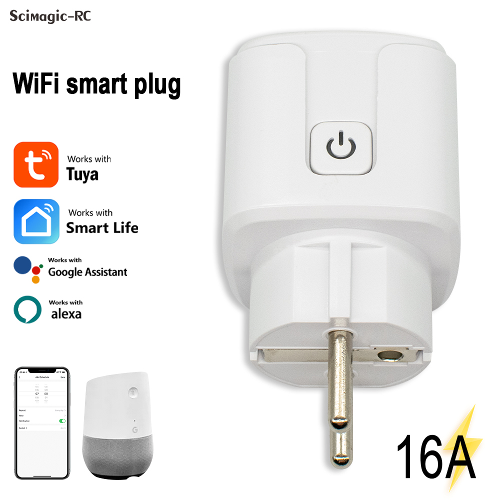 Tuya スマートプラグ WiFi ソケット 16A 電力監 - Wifi Smart Plug のレビューと価格