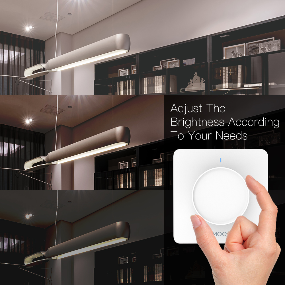 MOES Tuya Zigbee スマート回転式調光スイッチ - Smart Home Moes のレビューと価格