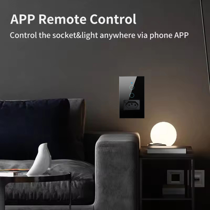 UNKAS Wifi スマートブラジルライトスイッチ壁ソケッ - Tuya Smart Switch のレビューと価格