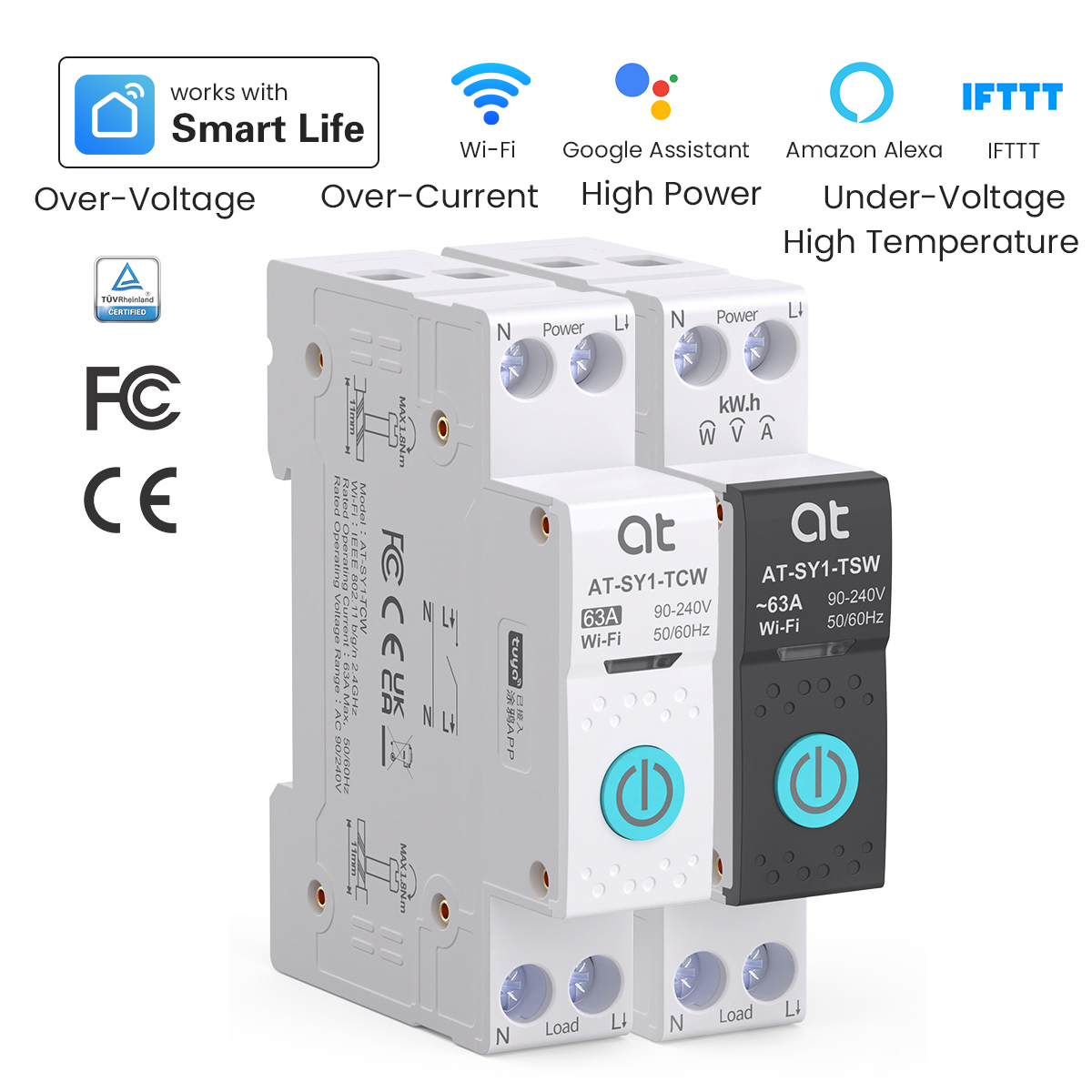 Tuya WiFi サーキットブレーカー スマート 1P+N - Tuya Smart Switch のレビューと価格