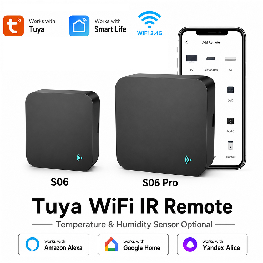 Tuya WiFi IRリモコンスマートホームデバイス、温度 - Smart Home Mqtt のレビューと価格