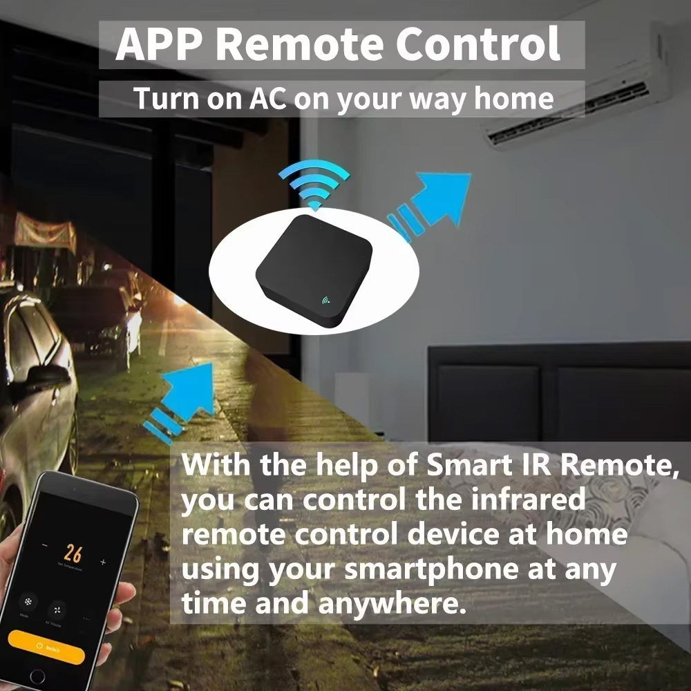 Tuya WiFi IRリモコンスマートホームデバイス、温度 - Smart Home Mqtt のレビューと価格