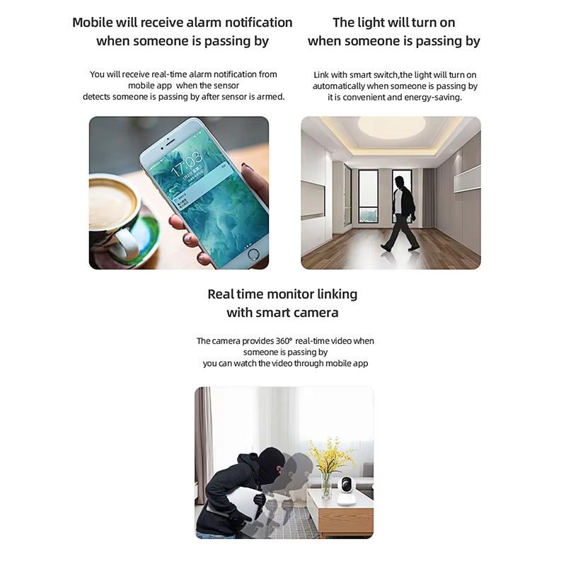 スマートPIRモーションセンサー WiFi Zigbee人感 - Smart Home Wiser のレビューと価格