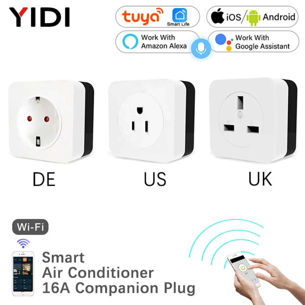 16A WiFi エアコン壁プラグソケットコンパニオンコンセ - Smart Outdoor Plug のレビューと価格