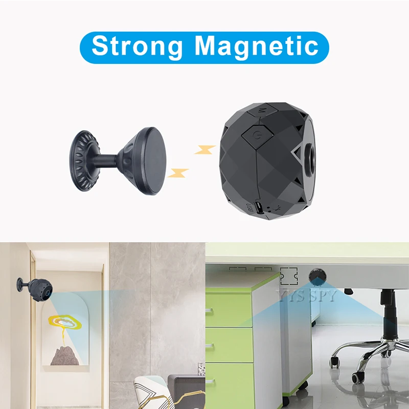 HD ミニカメラナイトビジョンデジタルカメラ磁気ボディカムス - Smart Home Kamera のレビューと価格