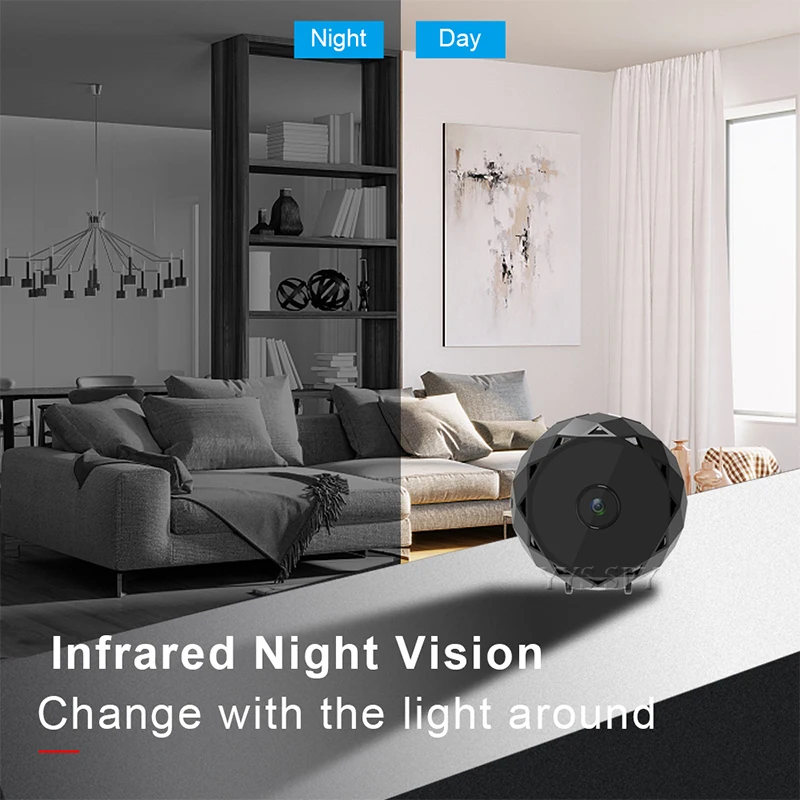 HD ミニカメラナイトビジョンデジタルカメラ磁気ボディカムス - Smart Home Kamera のレビューと価格
