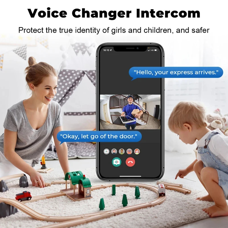スマートホーム WiFi ビデオドアベル ワイヤレス電話 双 - Smart Home Ecosystems のレビューと価格