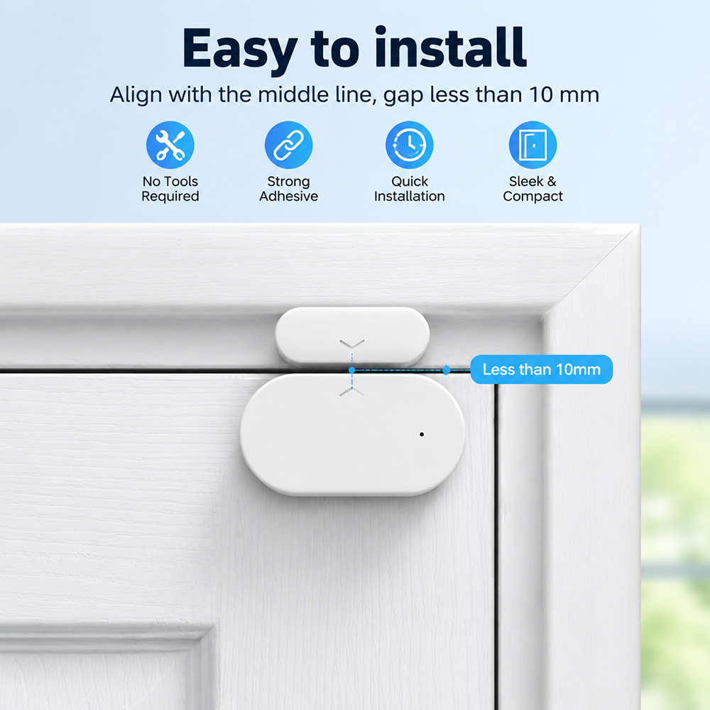 Zigbee 3.0 ドア・窓センサー 磁気接点 スマートホ - Smart Home Blog のレビューと価格