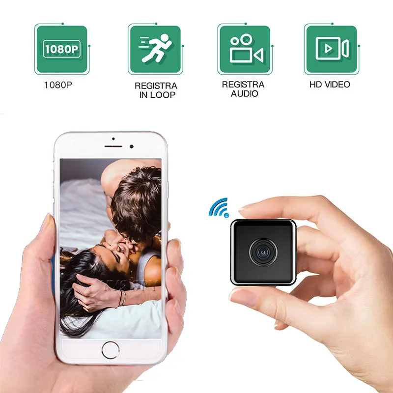 ミニWi-Fiデジタル暗視カメラ,スマートホーム,セキュリテ - Smart Home Kamera のレビューと価格