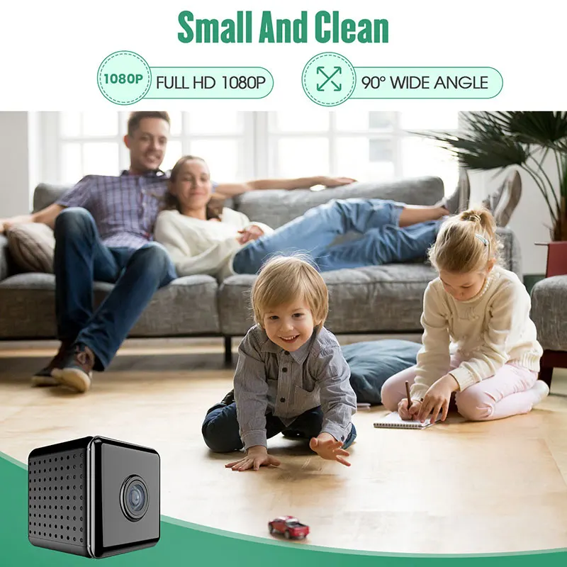 ミニWi-Fiデジタル暗視カメラ,スマートホーム,セキュリテ - Smart Home Kamera のレビューと価格