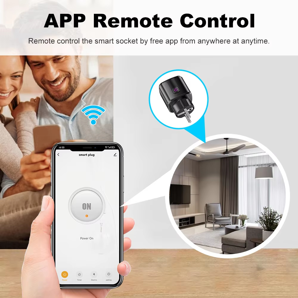 20A AC100-240V Wifi スマートプラグ スマ - Smart Outdoor Plug のレビューと価格