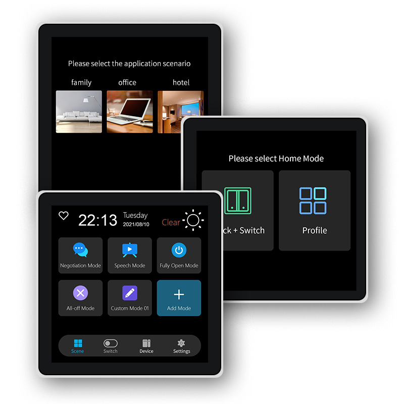 FUERS 4 インチタッチスクリーン多機能スマート壁スイッ - Smart Home Room のレビューと価格