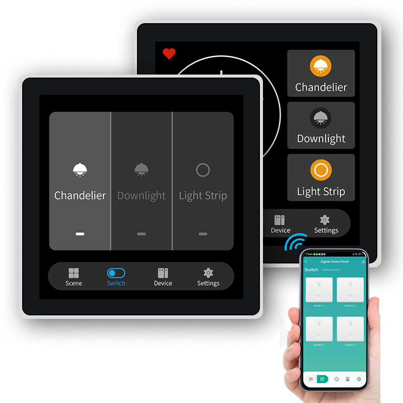 FUERS 4 インチタッチスクリーン多機能スマート壁スイッ - Smart Home Room のレビューと価格