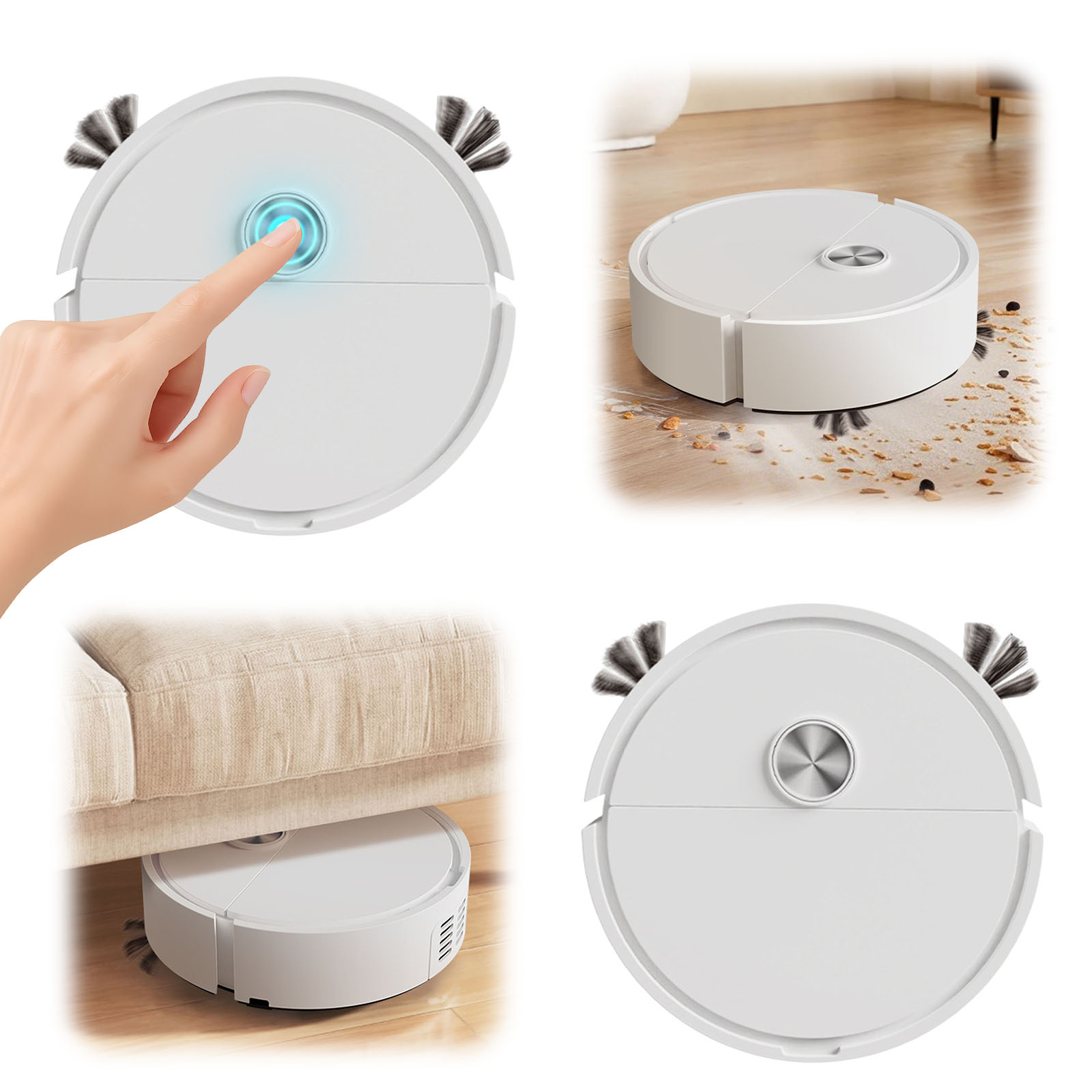 3 in 1 インテリジェント掃除ロボット 取り外し可能な集 - Smart Home Robot のレビューと価格