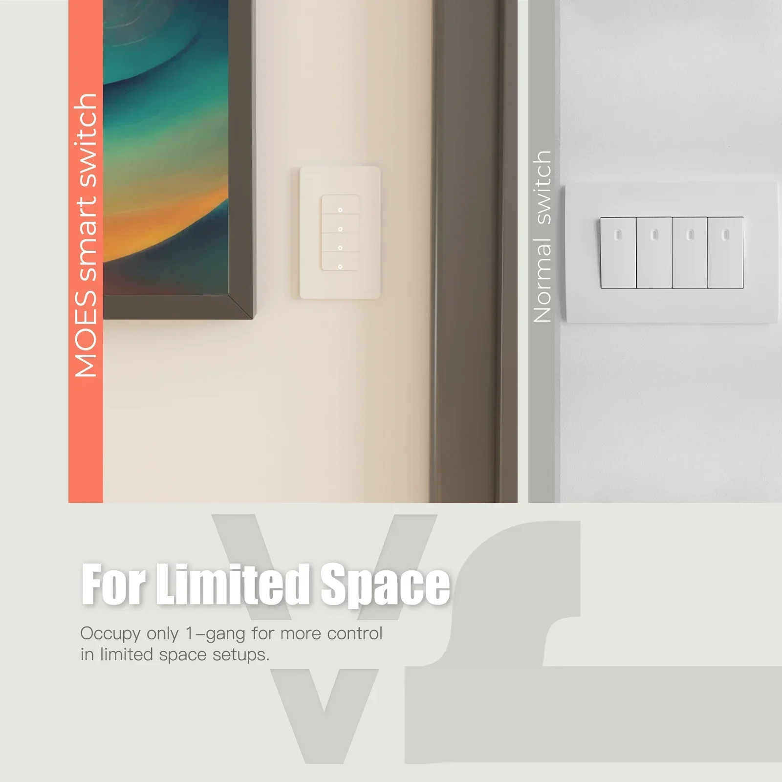 MOES Tuya ZigBee US スマートライトスイッ - Smart Home Moes のレビューと価格