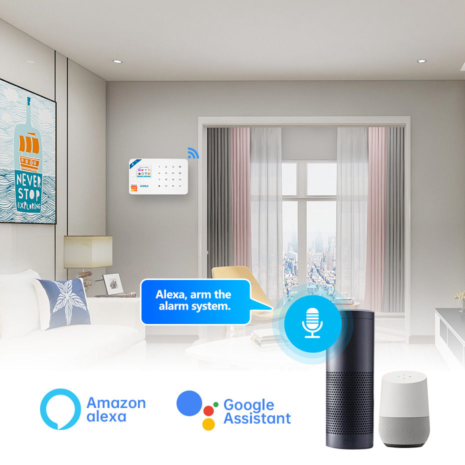 KERUI セキュリティ警報システムキット W184 4G  - Smart Home Ecosystems のレビューと価格