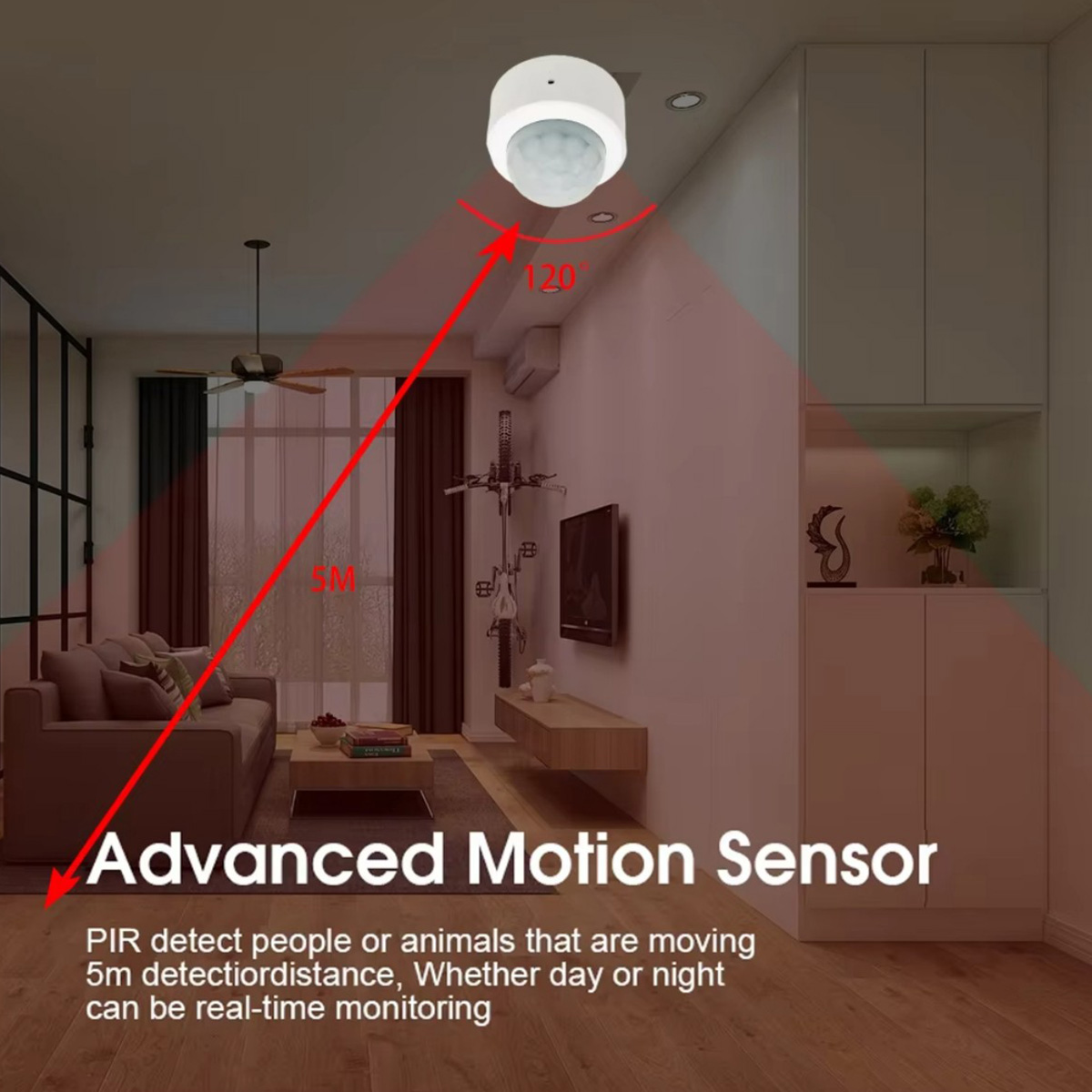 Zigbee3.0 ミニ PIR 人感センサー ワイヤレス赤 - Smart Home Wiser のレビューと価格