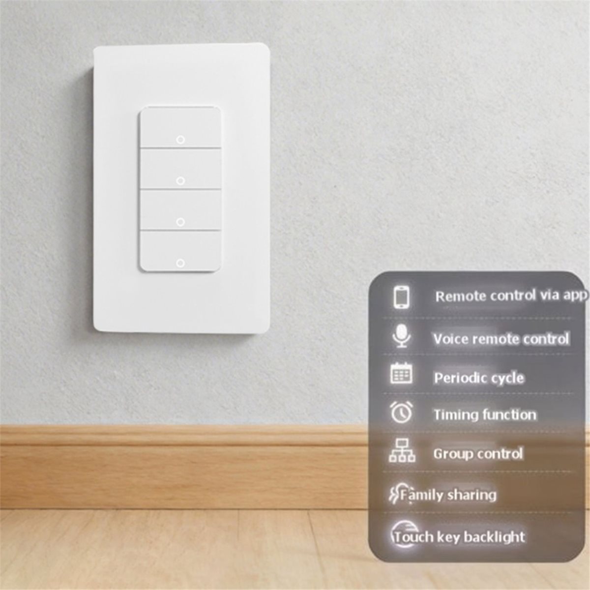 更新しました。 WiFi TuyaスマートスイッチUSバージ - Tuya Smart Switch のレビューと価格
