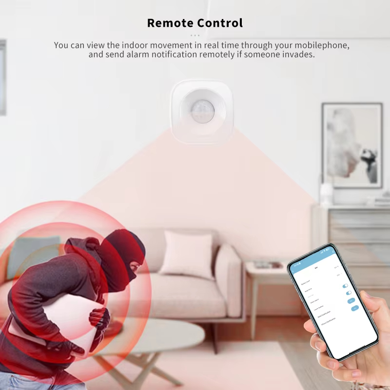 Tuya Zigbee-ワイヤレス赤外線モーションセンサー, - Smart Home Wiser のレビューと価格
